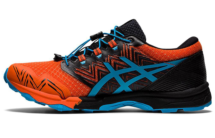 ASICS Gel FujiTrabuco Sky 'Marigold Orange Digital Aqua' 1011A900-800