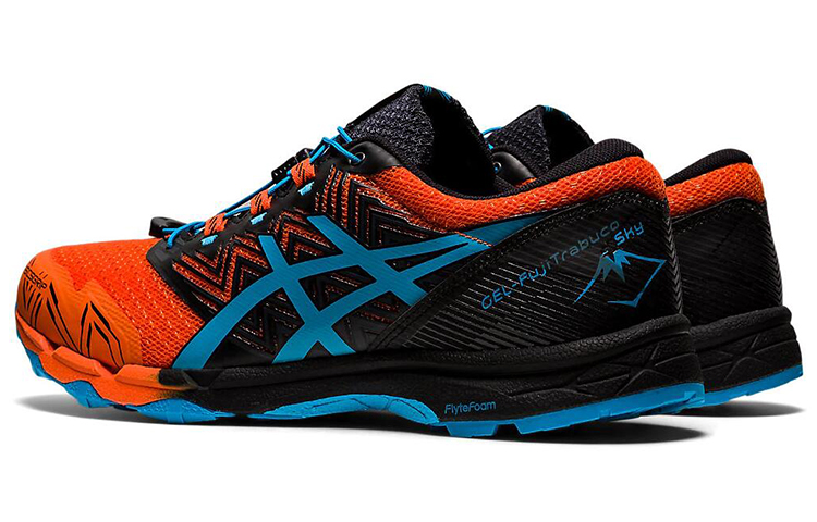 Shop ASICS Gel FujiTrabuco Sky 'Marigold Orange Digital Aqua' 1011A900-800