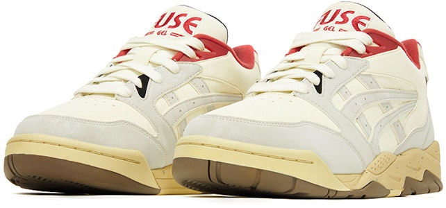 아식스 젤-퓨즈 키고 농구화 '화이트 베이지 레드' 1203A532-750 Shop 아식스 젤-퓨즈 키고 농구화 '화이트 베이지 레드' 1203A532-750