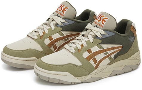 Asics Gel-Fuse "四季言系列" 美式復古 舒適百搭 低筒 復古籃球鞋 男女通款 白綠色 Lookbook Asics Gel-Fuse "四季言系列" 美式復古 舒適百搭 低筒 復古籃球鞋 男女通款 白綠色