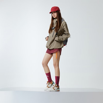 アシックス ゲルフューズ 「ライスブラウン/グリーン」 1203A589-200 3