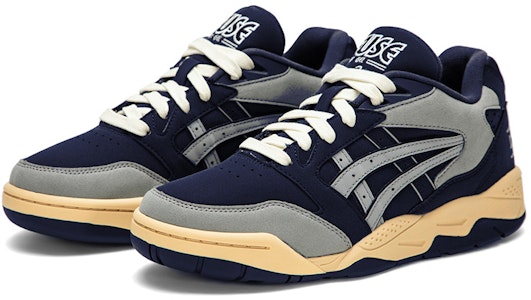 Asics Gel-Fuse OG CityWalk 秋冬復古街頭風 潮流百搭 減震防滑耐磨 低筒 復古籃球鞋 男女同款 深藍色 Lookbook Asics Gel-Fuse OG CityWalk 秋冬復古街頭風 潮流百搭 減震防滑耐磨 低筒 復古籃球鞋 男女同款 深藍色