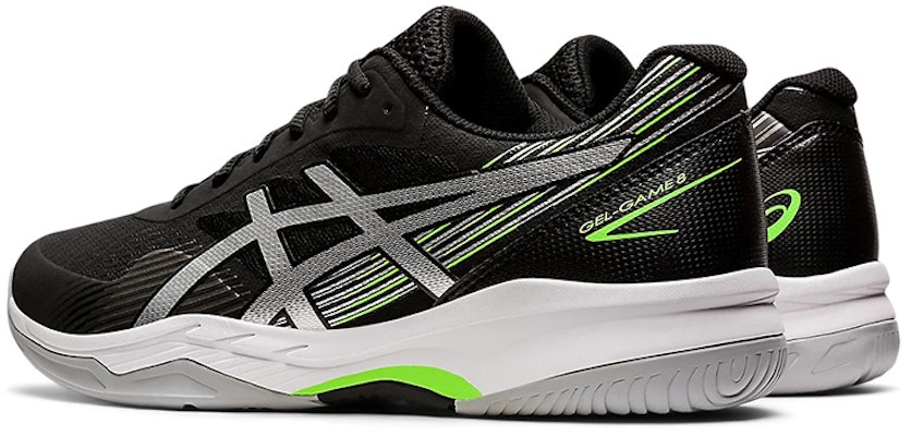 ASICS Gel-Game 8 Black/Sliver/ 1041A192-004 Shop ASICS Gel-Game 8 Black/Sliver/ 1041A192-004