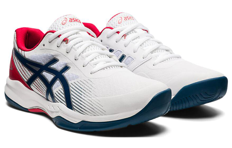 Lookbook ASICS Gel Game 8 ''Bianco Mako Blu'' 1041A192-102