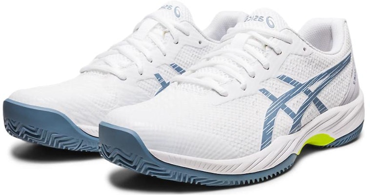 ASICS Gel Game 9 Clay OC '白色钢蓝' 1041A358-101 Lookbook ASICS Gel Game 9 Clay OC '白色钢蓝' 1041A358-101
