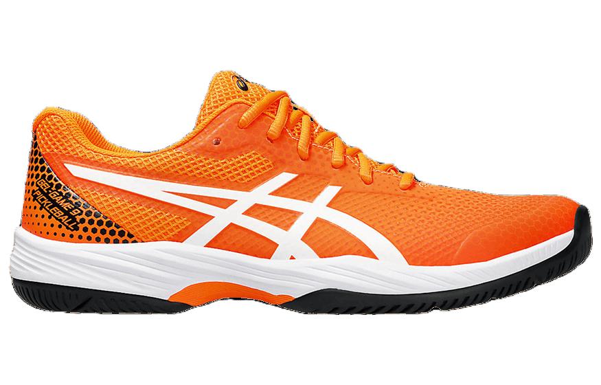 Lookbook ASICS Gel Game 9 Pickleball 'Shocking Orange' Lelaki & Wanita 1041A416-800