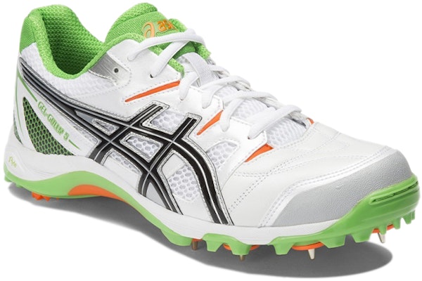 Asics Gel-Gully 5 低筒耐磨板球鞋 白綠 Lookbook Asics Gel-Gully 5 低筒耐磨板球鞋 白綠