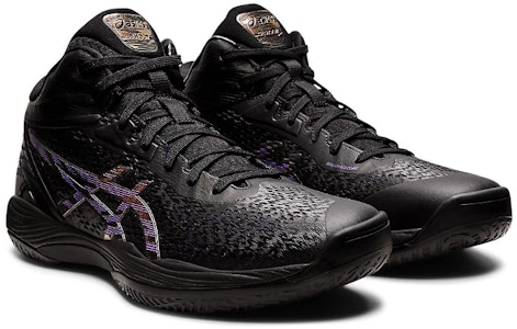 Asics Gel-Hoop V14 防滑耐磨透氣 中筒 戰鬥籃球鞋 男女合款 黑紫 Lookbook Asics Gel-Hoop V14 防滑耐磨透氣 中筒 戰鬥籃球鞋 男女合款 黑紫