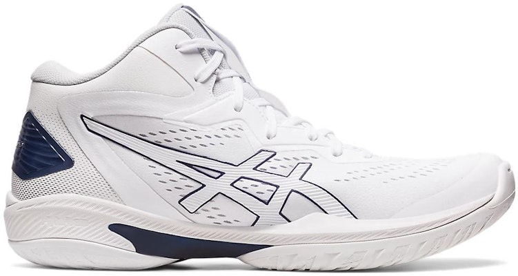 Asics Gel-Hoop V15 舒適百搭 緩震 高筒 籃球鞋 男款 白色海軍藍 Order Asics Gel-Hoop V15 舒適百搭 緩震 高筒 籃球鞋 男款 白色海軍藍