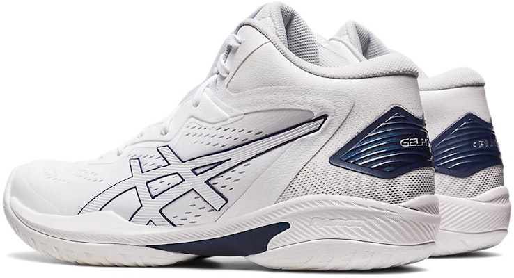 Asics Gel-Hoop V15 舒適百搭 緩震 高筒 籃球鞋 男款 白色海軍藍 Shop Asics Gel-Hoop V15 舒適百搭 緩震 高筒 籃球鞋 男款 白色海軍藍