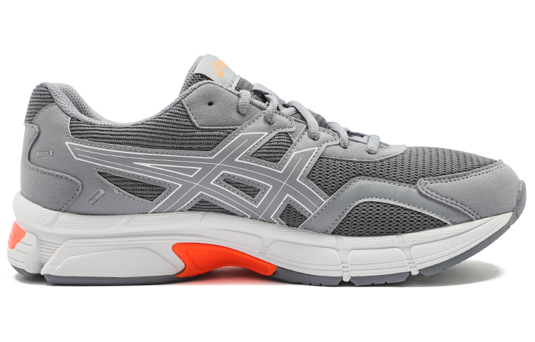 Order 亞瑟士Gel-Jog Mc輕便透氣低幫運動跑步鞋 灰橘