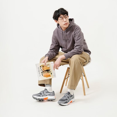 亞瑟士Gel-Jog Mc輕便透氣低幫運動跑步鞋 灰橘 Details for 亞瑟士Gel-Jog Mc輕便透氣低幫運動跑步鞋 灰橘