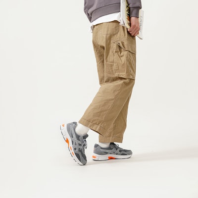 亞瑟士Gel-Jog Mc輕便透氣低幫運動跑步鞋 灰橘 1