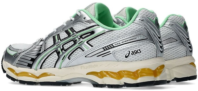 亚瑟士 Gel Kayano 12.1 ''银绿橙'' 1203A827-100 Shop 亚瑟士 Gel Kayano 12.1 ''银绿橙'' 1203A827-100