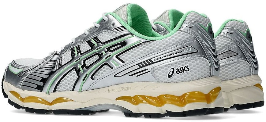 ASICS Gel Kayano 12.1 'Silver Green Orange' 1203A827-100 Shop ASICS Gel Kayano 12.1 'Silver Green Orange' 1203A827-100