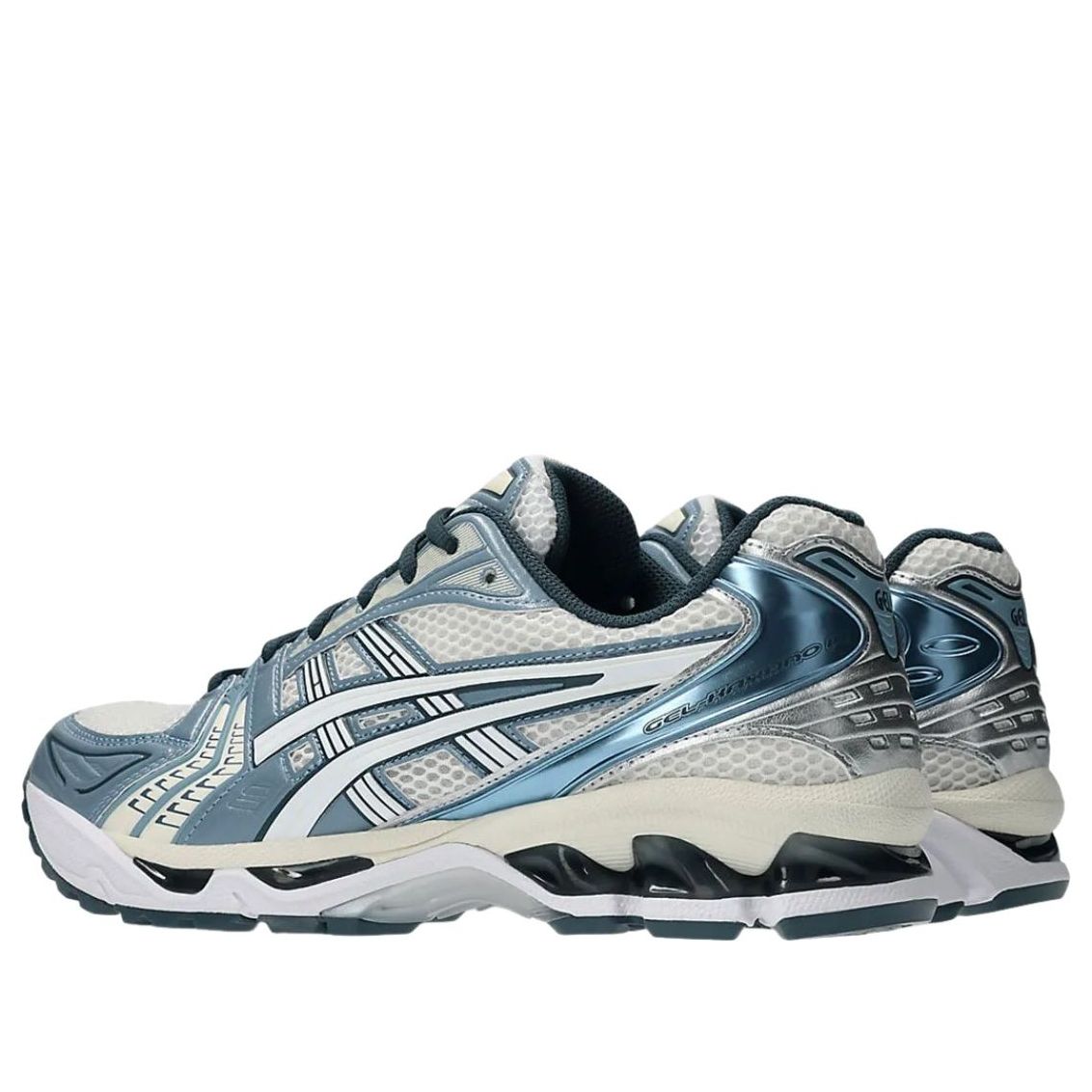 Order ASICS Gel Kayano 14 ''Cream Raw Indigo'' Sepatu Pria Original. 1203A537-116