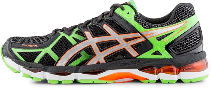 Asics Gel-Kayano 21 透氣耐磨舒適 低筒運動跑步鞋 黑綠 2E寬 Buy Asics Gel-Kayano 21 透氣耐磨舒適 低筒運動跑步鞋 黑綠 2E寬