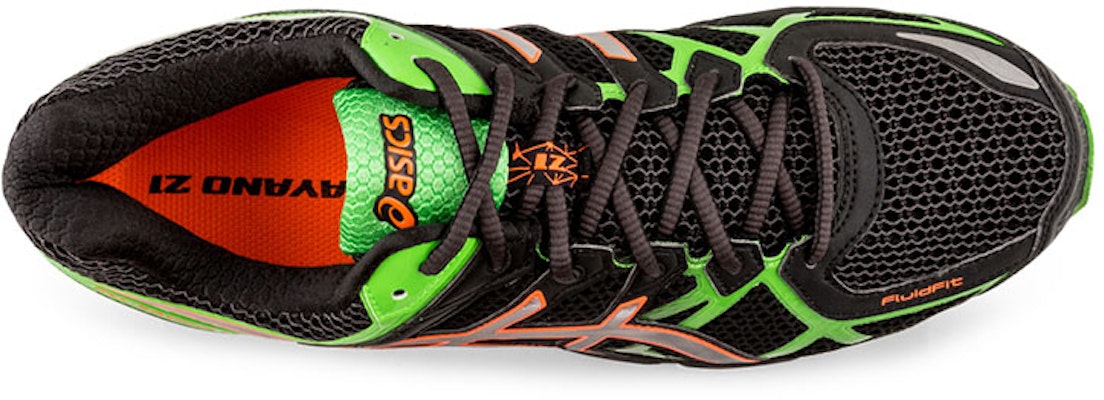 ASICS Gel-Kayano 21 'Black Green' T4H3N-9091 Lookbook ASICS Gel-Kayano 21 'Black Green' T4H3N-9091
