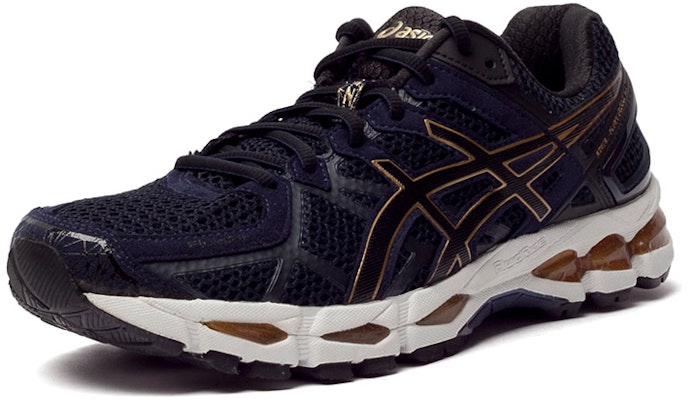 ASICS Gel Kayano 21 'Indigo Blue Gold' T4H2N-4990 Lookbook ASICS Gel Kayano 21 'Indigo Blue Gold' T4H2N-4990