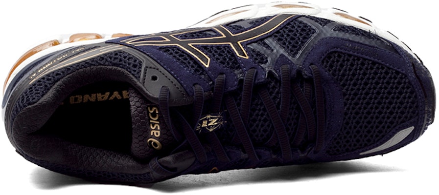 ASICS Gel Kayano 21 'Indigo Blue Gold' T4H2N-4990 Shop ASICS Gel Kayano 21 'Indigo Blue Gold' T4H2N-4990