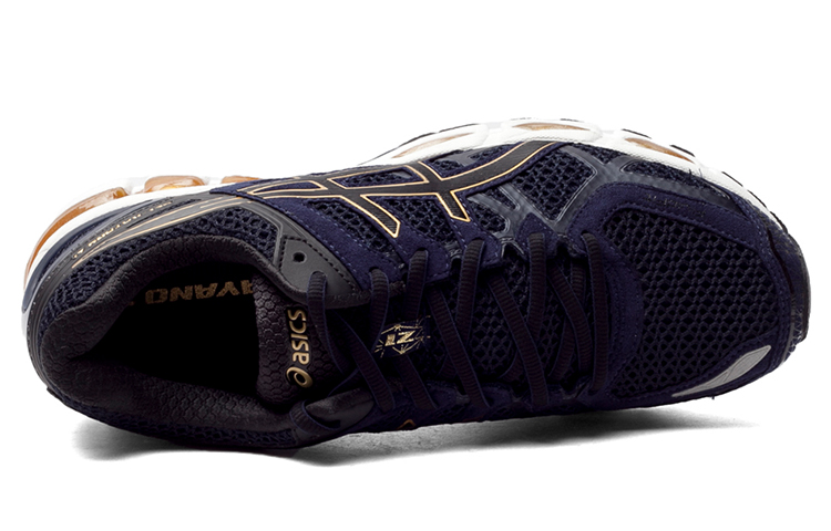 Shop ASICS Gel Kayano 21 'Biru Indigo Emas' T4H2N-4990
