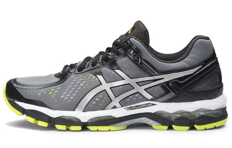 ASICS Gel Kayano 22 4E Wide 'Charcoal Silver Lime' T549N-7393