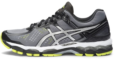 ASICS Gel Kayano 22 4E Wide 'Charcoal Silver Lime' T549N-7393 ASICS Gel Kayano 22 4E Wide 'Charcoal Silver Lime' T549N-7393