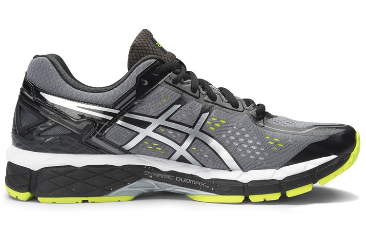 Order ASICS Gel Kayano 22 4E Breed ''Charcoal Zilver Lime'' T549N-7393