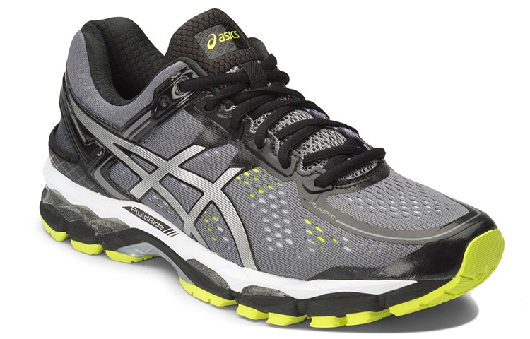 Lookbook 亞瑟士Gel Kayano 22 4E寬楦鞋 '炭灰銀石灰' T549N-7393