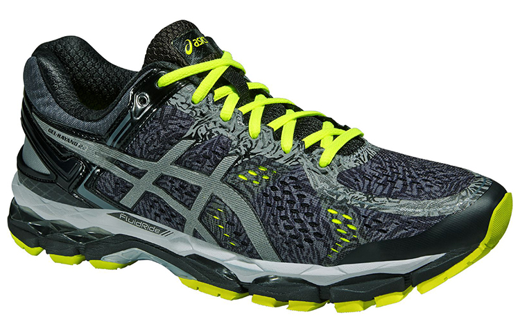 Order ASICS Gel Kayano 22 Lite Show ''Noir Argent Jaune Flash'' T5A1Q-9093