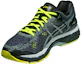 Lookbook ASICS Gel Kayano 22 Lite Show ''Noir Argent Jaune Flash'' T5A1Q-9093
