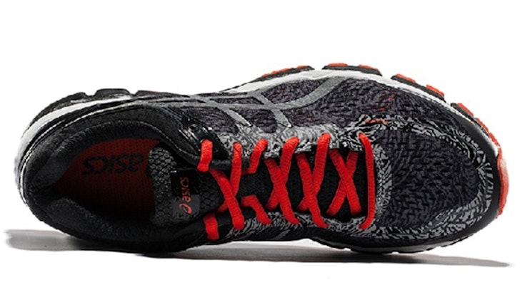 ASICS Gel Kayano 22 Lite Show 'Carbon Cherry Tomato' T5A1N-7393 Lookbook ASICS Gel Kayano 22 Lite Show 'Carbon Cherry Tomato' T5A1N-7393