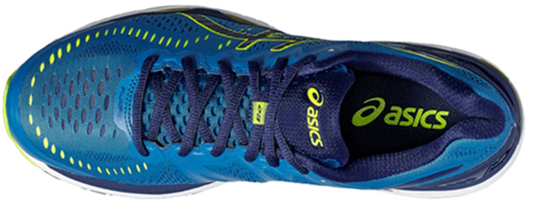 Asics Gel-Kayano 23 休閒 低筒 跑步鞋 男款 藍黃色 2E寬 Lookbook Asics Gel-Kayano 23 休閒 低筒 跑步鞋 男款 藍黃色 2E寬