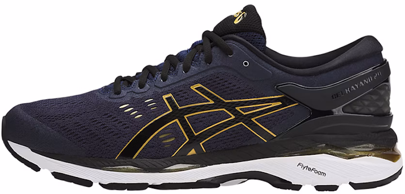 Buy ASICS Gel Kayano 24 Blue Gold T749N 5890 Novelship