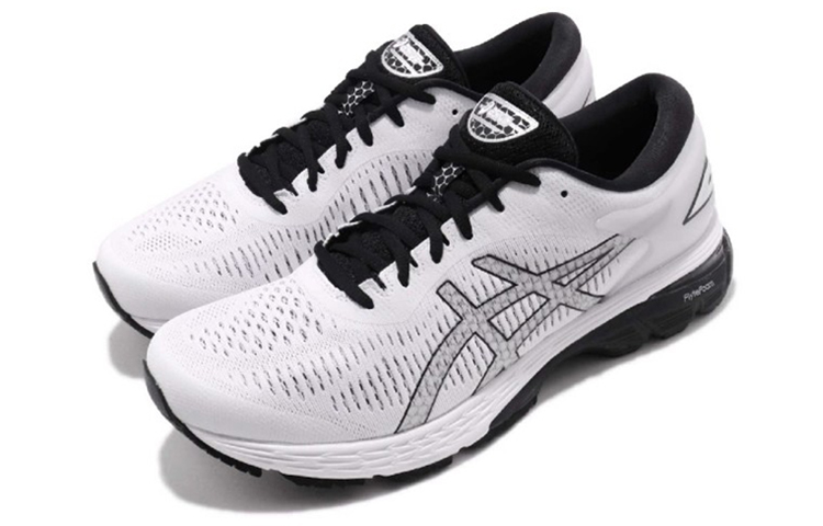 Shop ASICS Gel Kayano 25 ''Wit Zwart'' 1011A019101