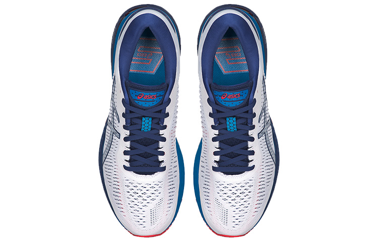 Shop ASICS Gel Kayano 25 ''Wit Blauw Print'' 1011A019-100
