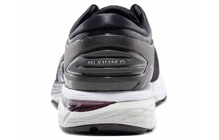 Shop Asics Gel-Kayano 25 耐磨防滑 低筒 跑步鞋 男款 黑 4E寬