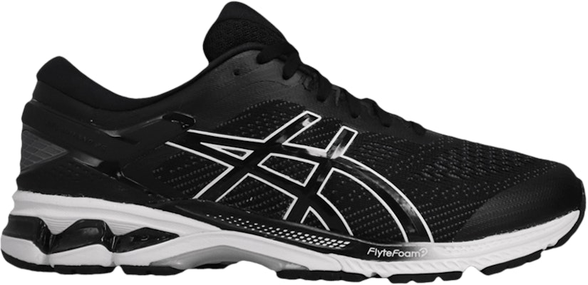 Buy ASICS Gel Kayano 26 2E Wide Black White 1011A542 001 Novelship