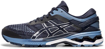 ASICS Gel Kayano 26 2E Wide 'Midnight Grey Floss' 1011A542-400 ASICS Gel Kayano 26 2E Wide 'Midnight Grey Floss' 1011A542-400