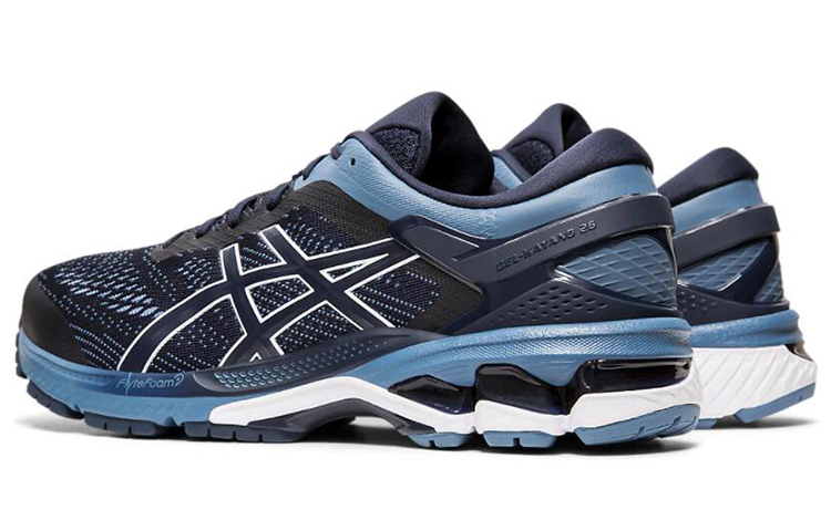 Shop ASICS Gel Kayano 26 2E Wide 'Gris Medianoche Floss' 1011A542-400