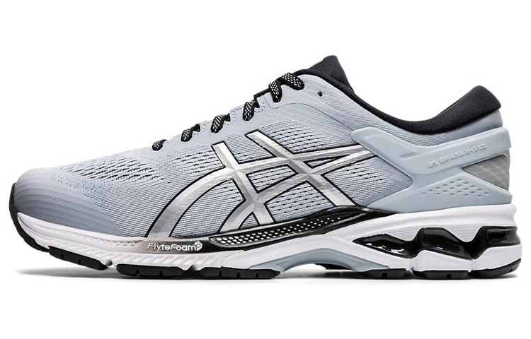 Buy 亚瑟士Gel-Kayano 26灰色跑鞋 1011A536-022