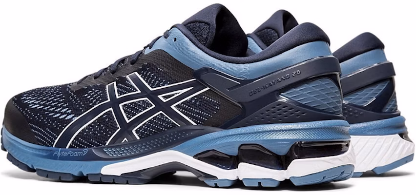ASICS Gel Kayano 26 'Midnight Grey Floss' 1011A541-400 Shop ASICS Gel Kayano 26 'Midnight Grey Floss' 1011A541-400
