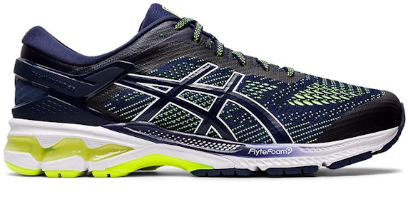 ASICS Gel Kayano 26 'Peacoat Safety Yellow' Lelaki 1011A541-403 Order ASICS Gel Kayano 26 'Peacoat Safety Yellow' Lelaki 1011A541-403