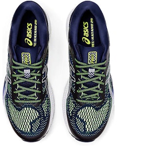 ASICS Gel Kayano 26 'Peacoat Safety Yellow' Lelaki 1011A541-403 Shop ASICS Gel Kayano 26 'Peacoat Safety Yellow' Lelaki 1011A541-403