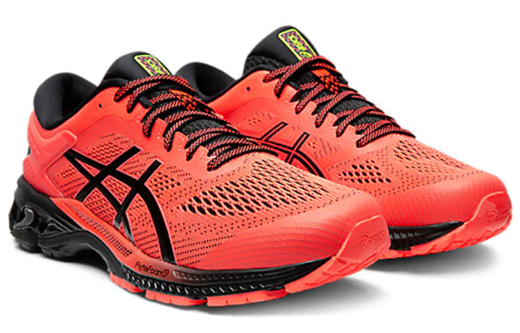 Lookbook ASICS Gel Kayano 26 Extra Large Largeur ''Orange'' 1011A536-700