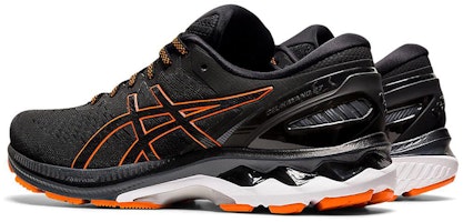 亚瑟士 Gel Kayano 27 款 4E 宽版 '黑色 金盏橙' 1011A833-003 Shop 亚瑟士 Gel Kayano 27 款 4E 宽版 '黑色 金盏橙' 1011A833-003