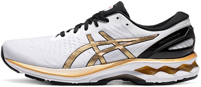 アシックス GEL-Kayano 27 白/金/赤 1011B174-100 Buy アシックス GEL-Kayano 27 白/金/赤 1011B174-100