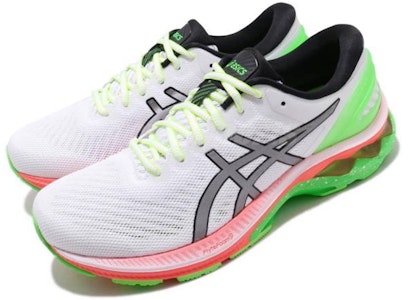 亚瑟士Gel Kayano 27彩色鞋底夜光款 1011A885-100 Lookbook 亚瑟士Gel Kayano 27彩色鞋底夜光款 1011A885-100