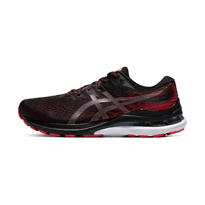 ASICS Gel Kayano 28 2E Wide 'Black Electric Red'