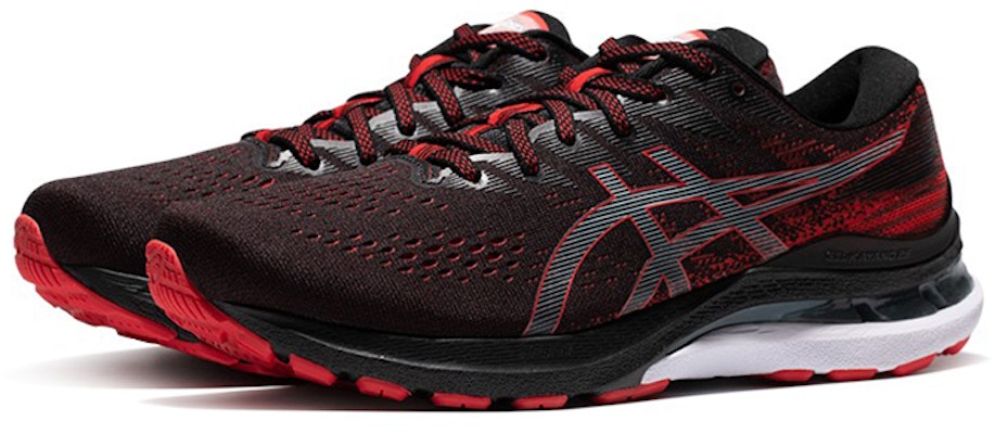 ASICS Gel Kayano 28 2E Wide 'Black Electric Red' 1011B188-002 Order ASICS Gel Kayano 28 2E Wide 'Black Electric Red' 1011B188-002